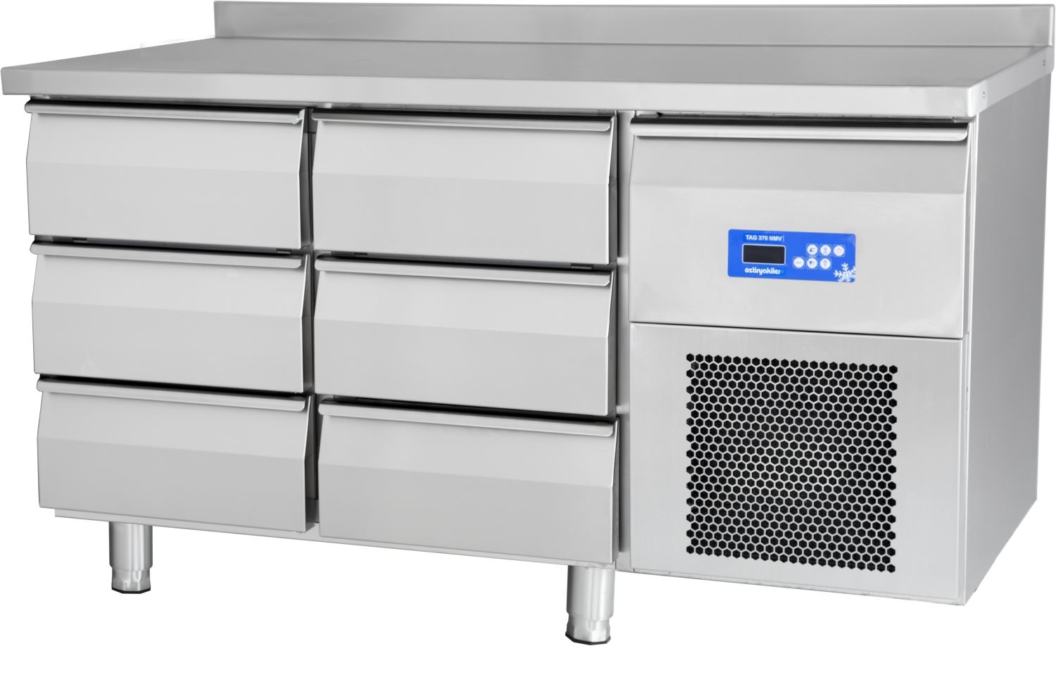 Counter Type Freezer with 1/2 Drawer