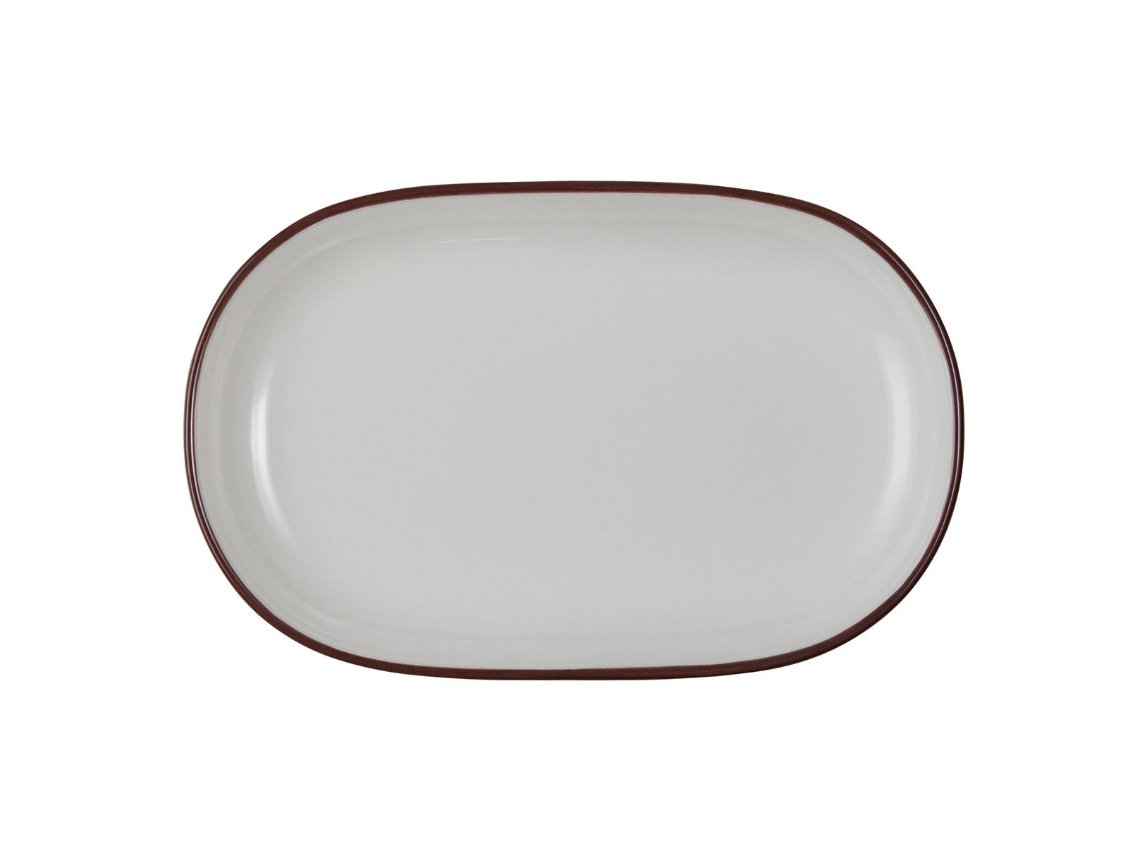 Modest Brown 14 cm Oval Tabak