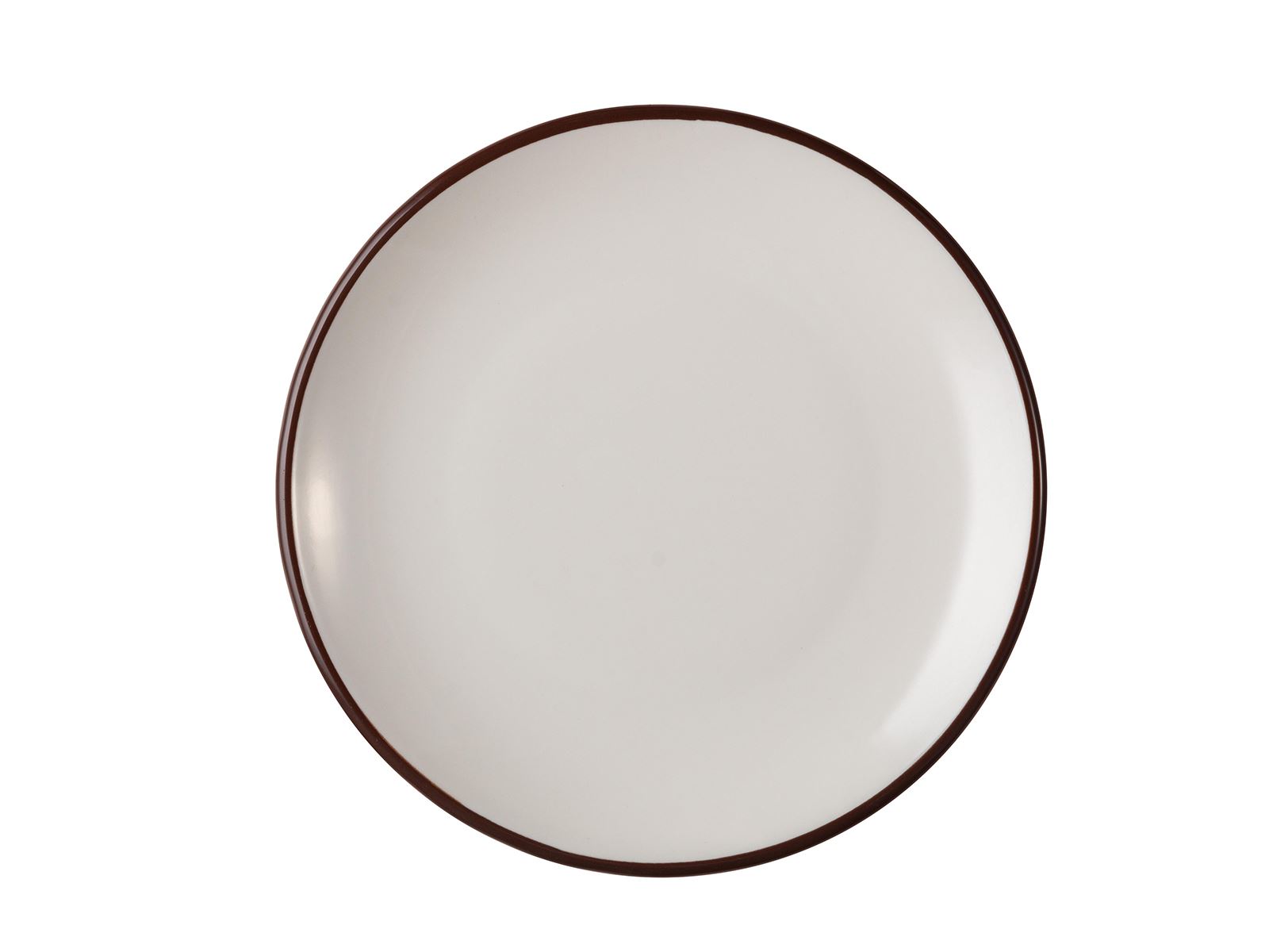 Modest Brown 17 cm Düz Tabak