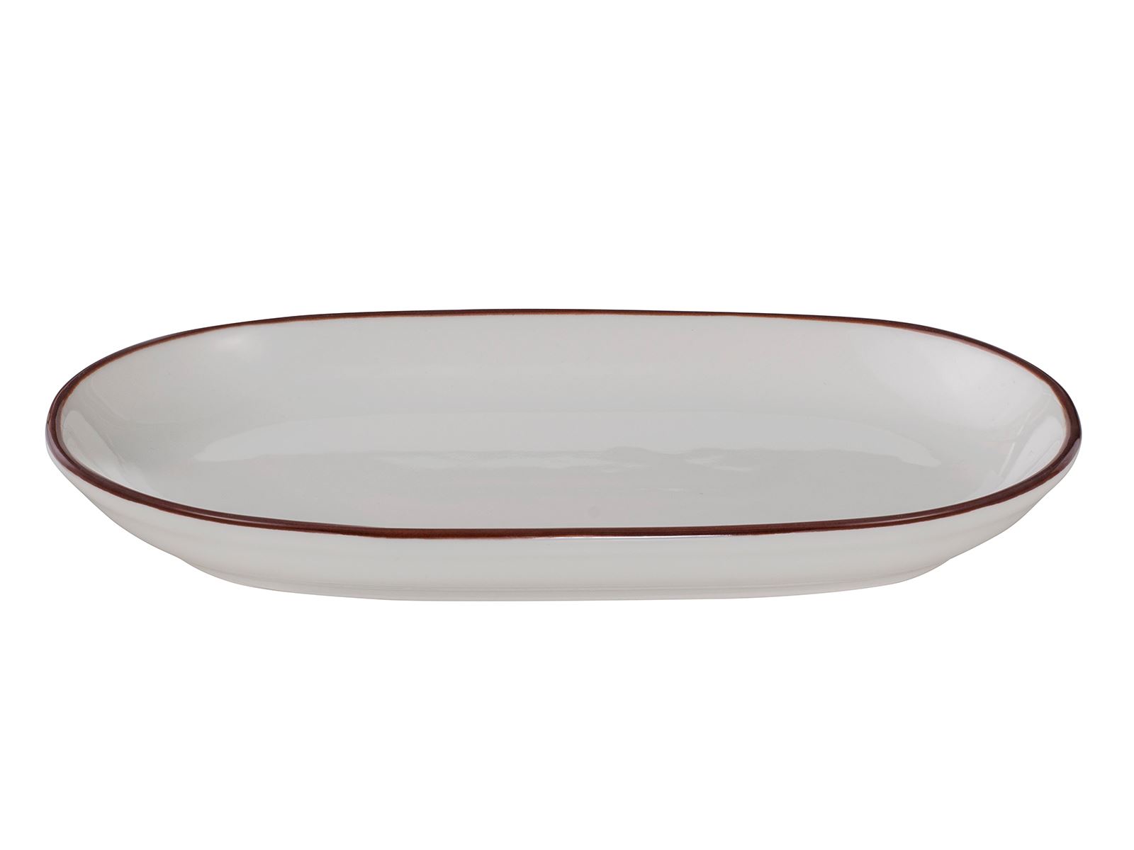 Modest Brown 18 cm Oval Tabak