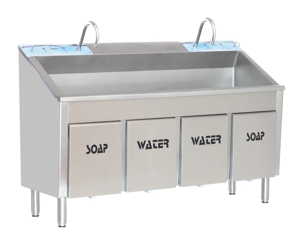 Double Hand Wash Scrub Unit