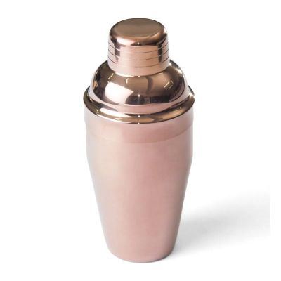 Biradli Steel Cocktail Shaker, 350 ml, Copper