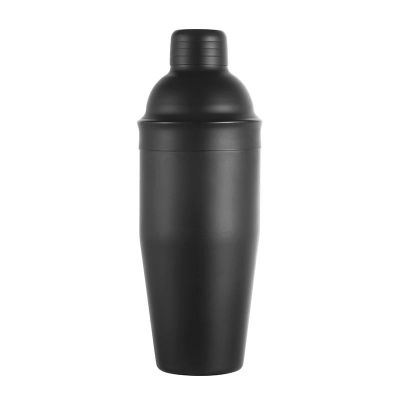 Biradli Stainless Steel Cocktail Shaker, 700 ml, Black