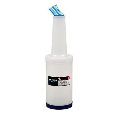 Bora Plastic Sauce and Cocktail Syrup Pourer, 1000 cc, Blue