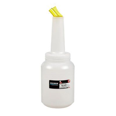 Bora Plastic Sauce and Cocktail Syrup Pourer, 2000 cc, Yellow