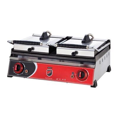 SilverInox Hamburger Machine, Double Cover, 20 Slices, Electric