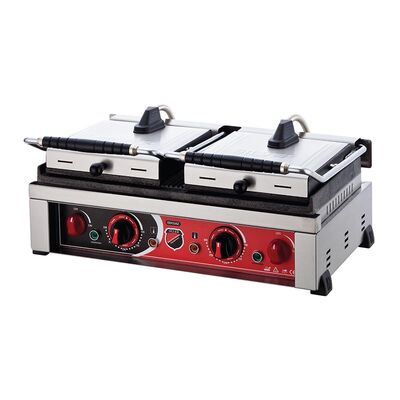 SilverInox Style Double Cover Hamburger Machine, 20 Slices, Electric