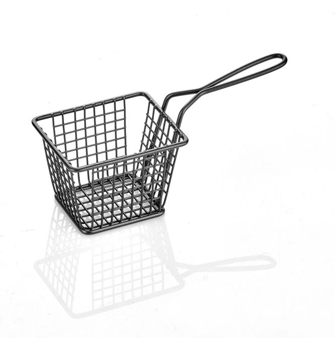 Square Mini W.Mesh Chips Basket