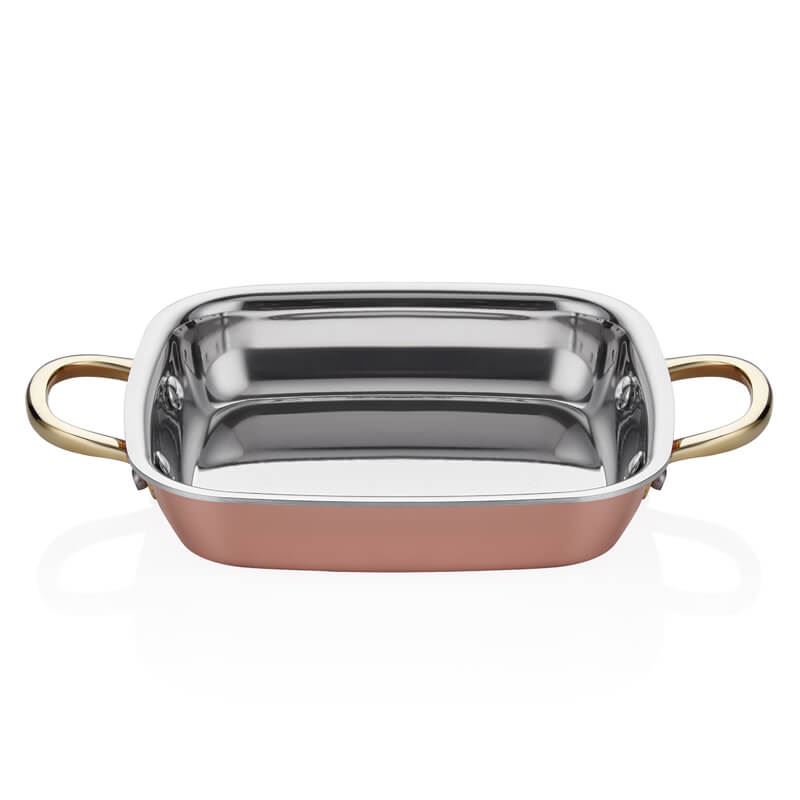 MM Copper Square Dish