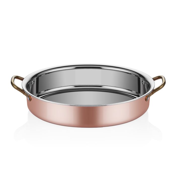 MM Copper Oval Deep Casserole