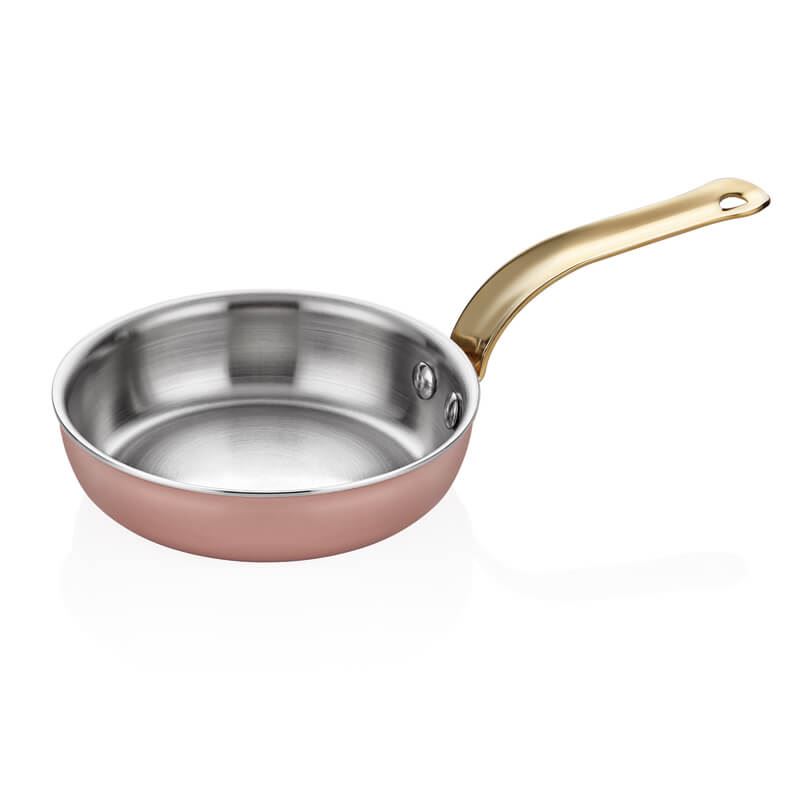 MM Copper Oval Low Omelette Pan