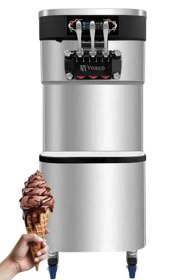Vosco Pro Soft Ice Cream Machine (Three-Lever)
